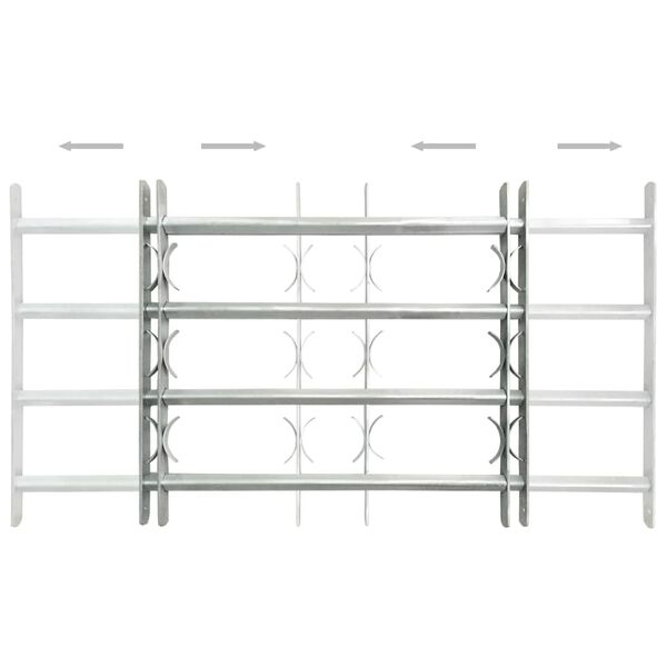 vidaXL reguleeritavad turvatrellid akendele 2 tk 1000–1500 mm