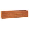 vidaXL taimekast, rooste, 320x80x77 cm, Corten-teras