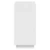 vidaXL raamaturiiul, valge, 60x35x71 cm, männipuit