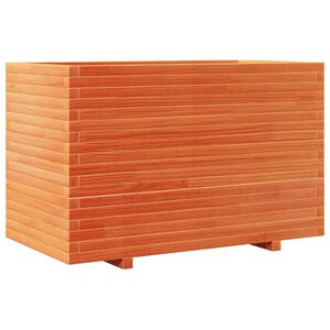 vidaXL aia taimekast, vahapruun, 110x60x72 cm, m&auml;nnipuit
