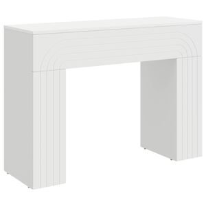 vidaXL Kohvilaud Valge 102 x 35 x 75 cm Tehispuit