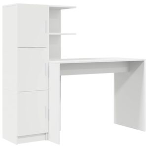 vidaXL Laud Valge 133.5 x 50 x 124 cm 2 tk