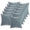 vidaXL Diivanipadi 12 pcs HEERLEN Helesinine 40 x 40 cm &Scaron;en&uuml;&uuml;lfabric