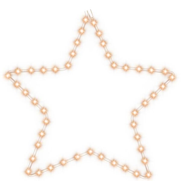 vidaXL jõulukomeedi figuur 48 LEDiga soe valge 56 cm