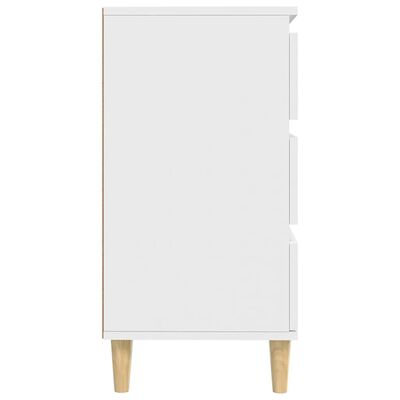 vidaXL puhvetkapp, valge, 60 x 35 x 70 cm, tehispuit