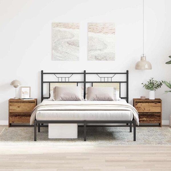 vidaXL &Ouml;&ouml;lambi kapp 2 pcs Vana puit 45 x 34 x 44,5 cm Tehispuit