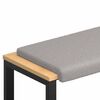 vidaXL Pingipadja Sherpa Kangas Helehall S&uuml;gavus 35 cm