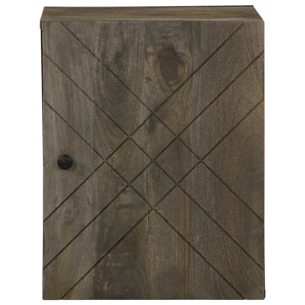 vidaXL Seinale paigaldatav vannitoakapp must 38x33x48 cm