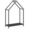 vidaXL K&uuml;ttepuurest must 60x25x90 cm k&uuml;lmvaltsitud teras