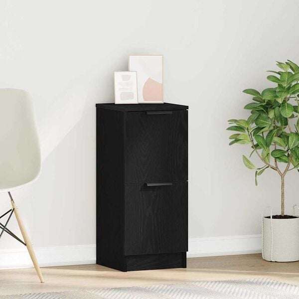 vidaXL K&otilde;ide Must tamm 30 x 30 x 70 cm Tehispuit