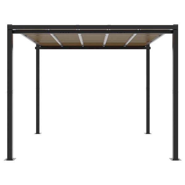 vidaXL Garden Gazebo Antratsiit 3x3 m Alumiinium