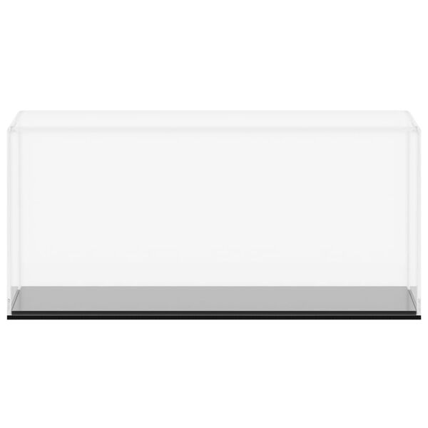 vidaXL vitriinkast, läbipaistev, 30x15x14 cm, akrüül