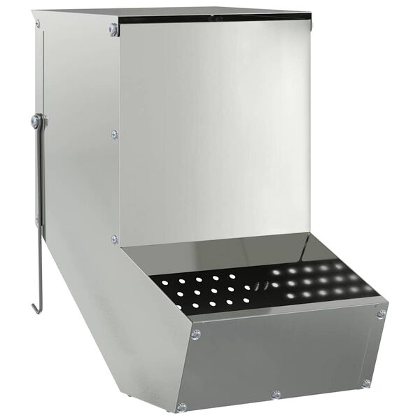 vidaXL K&uuml;&uuml;liku s&ouml;&ouml;tja H&otilde;bedane 17,5 x 26 x 28,5 cm Tsinkteras