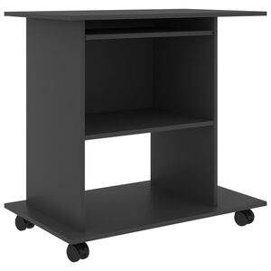 vidaXL arvutilaud, hall 80 x 50 x 75 cm puitlaastplaat