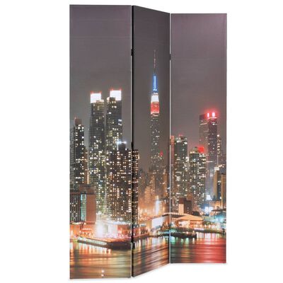 vidaXL kokkupandav sirm 120 x 170 cm, öine New York