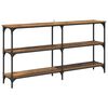 vidaXL Konsoollaud Vana puit 150 x 29 x 75 cm T&ouml;&ouml;deldud puit ja metall
