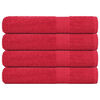 vidaXL saunalinad FROGN 4 tk, punane, 80x200 cm, 360 g/m&sup2;