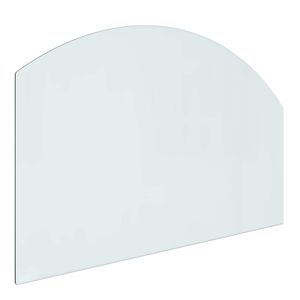 vidaXL Kaminaklaasi plaat L&auml;bipaistev 80 x 50 cm Klaas
