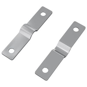 vidaXL T&ouml;&ouml;tlemise plaat 2 pcs H&otilde;bedane 50 x 10 x 1,2 mm Raud