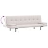 vidaXL diivanvoodi, kunstnahast, valge