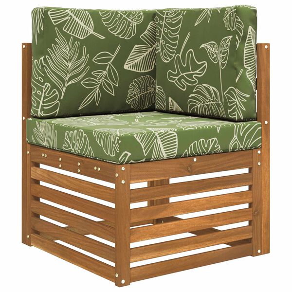 vidaXL V&auml;lim&ouml;&ouml;blitugi patja 3 pcs Lehe Kujundus Pol&uuml;ester