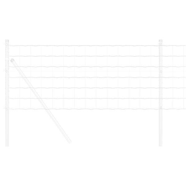 vidaXL Euroopa aed Hõbedane 0.4 x 25 m Kuumtsinkitud raud