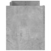 vidaXL telerikapp, betoonhall, 100 x 35 x 40 cm, tehispuit