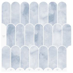 vidaXL Sulgedest plaat 10 tk Helesinine 30 x 30 cm Pol&uuml;uretaan ja PET