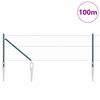 vidaXL Aiapost Roheline 100 x 0,6 m (25 mm võrgu) Terased ja PVC