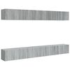 vidaXL telerikapid 8 tk, hall Sonoma tamm, 60 x 30 x 30 cm, tehispuit