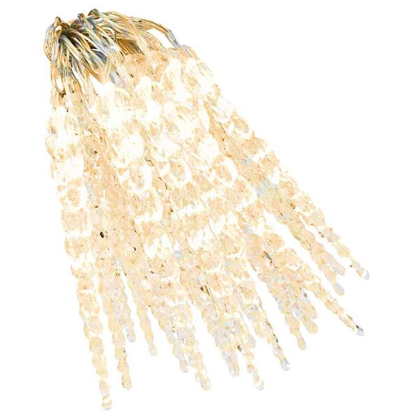 vidaXL j&otilde;ulutuled j&auml;&auml;purikad 40 tk, soe valge, akr&uuml;&uuml;l, kaugjuhitavad