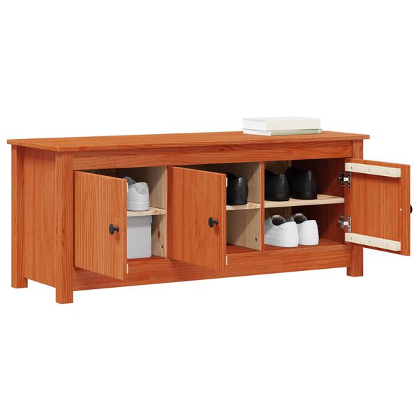 vidaXL Kinga kapp Vahapunane 110 x 38 x 45,5 cm Tahke m&auml;nd