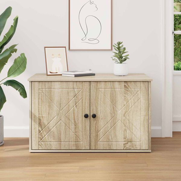 vidaXL Kassi Maja Sonoma 85 x 55 x 50,5 cm Tehispuit