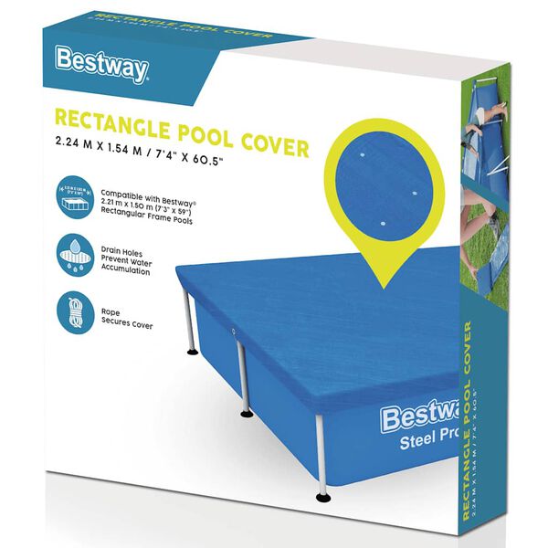 Bestway basseinikate "Flowclear" 221 x 150 cm