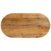 vidaXL ovaalne lauaplaat, 140x50x2,5 cm, mangopuit