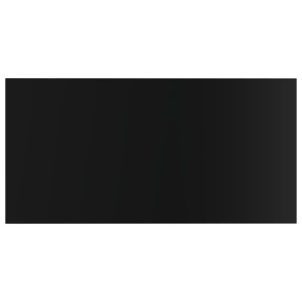 vidaXL riiuliplaadid 4 tk, must, 40x20x1,5 cm, puitlaastplaat