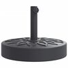 vidaXL p&auml;ikesevarju alus, &Oslash;38 / 48 mm postile, 25 kg, &uuml;mmargune