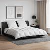vidaXL Teki komplekt padjaga 3 pcs Valge Down Feather