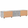 vidaXL Puidust kapp sahtliga Betoonhall 150 x 39 x 30 cm Tehispuit