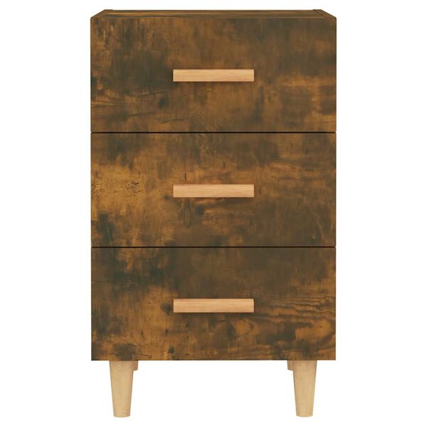 vidaXL öökapp, suitsutatud tamm, 40 x 40 x 66 cm, tehispuit