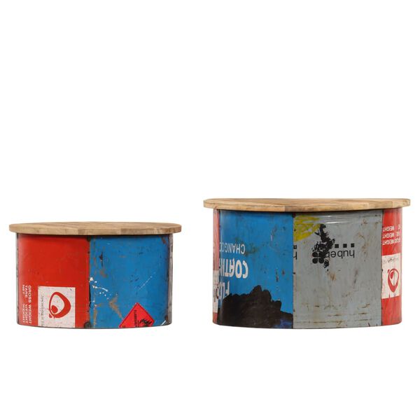 vidaXL kohvilauad 2 tk, toekast mangopuidust