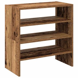vidaXL kingariiulid 2 tk virnastatavad, vana puit, 60 x 30 x 30,5 cm