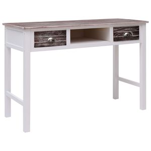 vidaXL kirjutuslaud, pruun, 110 x 45 x 76 cm, puit