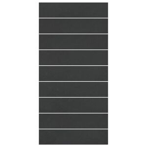 vidaXL Basseini p&otilde;randakatte leht Reguleeritav Must 999 x 500 x 0,1 cm