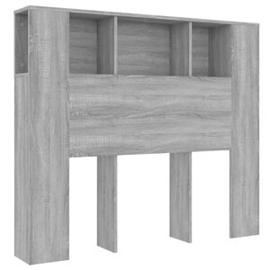 vidaXL peatsi kapp, hall Sonoma tamm, 120x18,5x102,5 cm