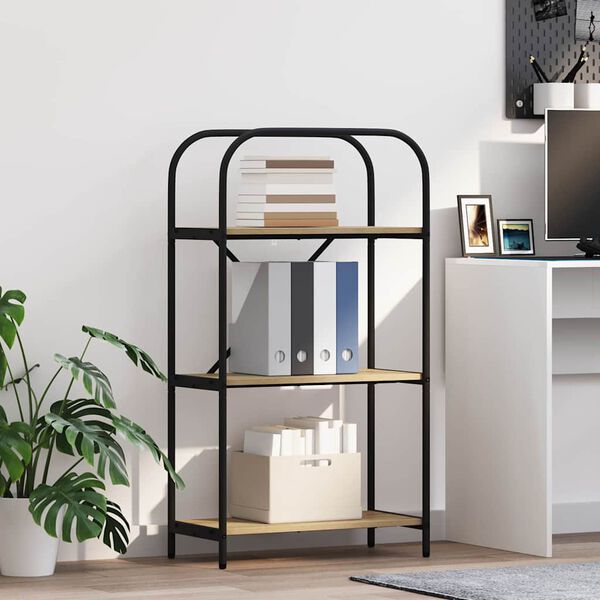 vidaXL Raamatukapp Sonoma tamm 60 x 30 x 109 cm Tehispuit