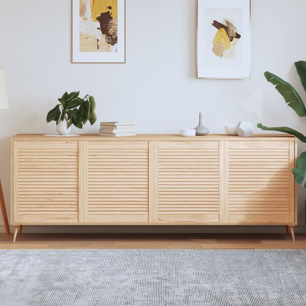 vidaXL kapiuksed, võrega disain 4 tk 69x59,4 cm männipuit