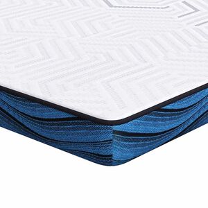 vidaXL Madratsi kate 80 x 200 cm paks Žakaarkangas Valge