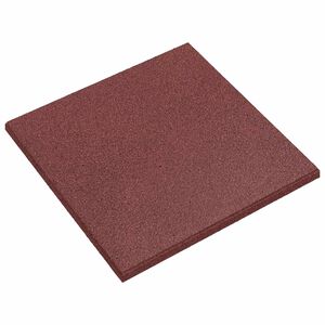 vidaXL Kukkumise kaitse plaadid 12 pcs Punane 50 x 50 cm Kumm
