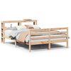 vidaXL voodiraam peatsiga ilma madratsita Valge 160x200 cm